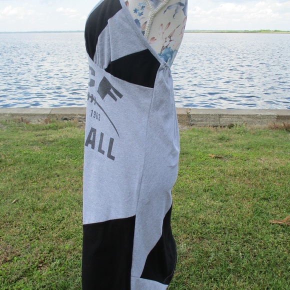 UCF Univ of Central FL Knights Halter Top Game Day Dress Upcycled T-Shirts Sz M - Picture 4 of 7